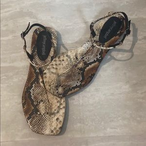 Never worn Jeffrey Campbell sandals